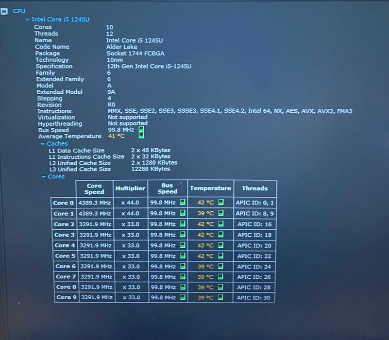 HP EliteBook 650 G9 Core i5-1245U@1.60GHz vPRO 16GB RAM 256GB SSD  Lap200