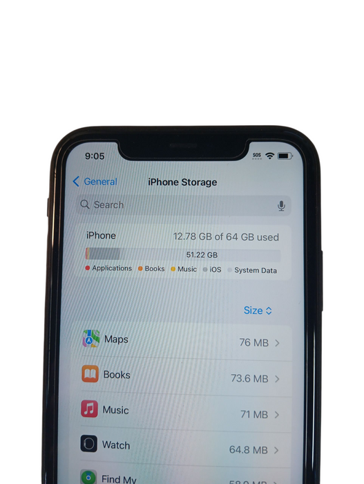 Apple iPhone 11 - 64GB - Black [A2111] Read