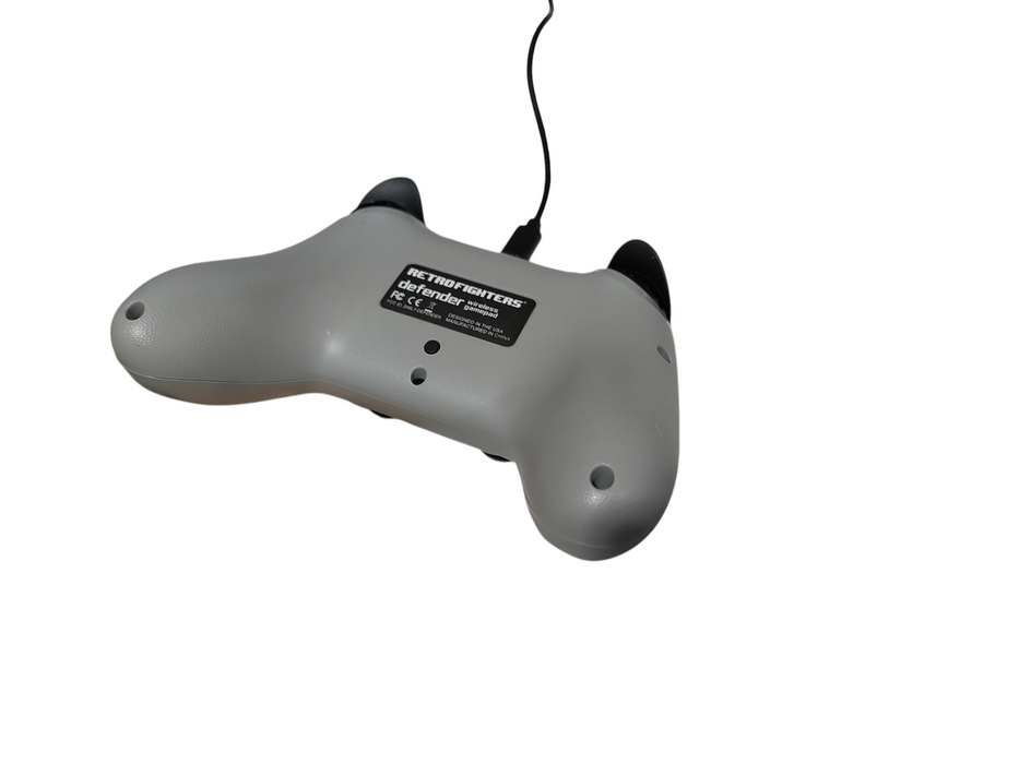 Grey Retro Fighter Wireless Gamepad Controller for PS1,PS2 ,PS3 =