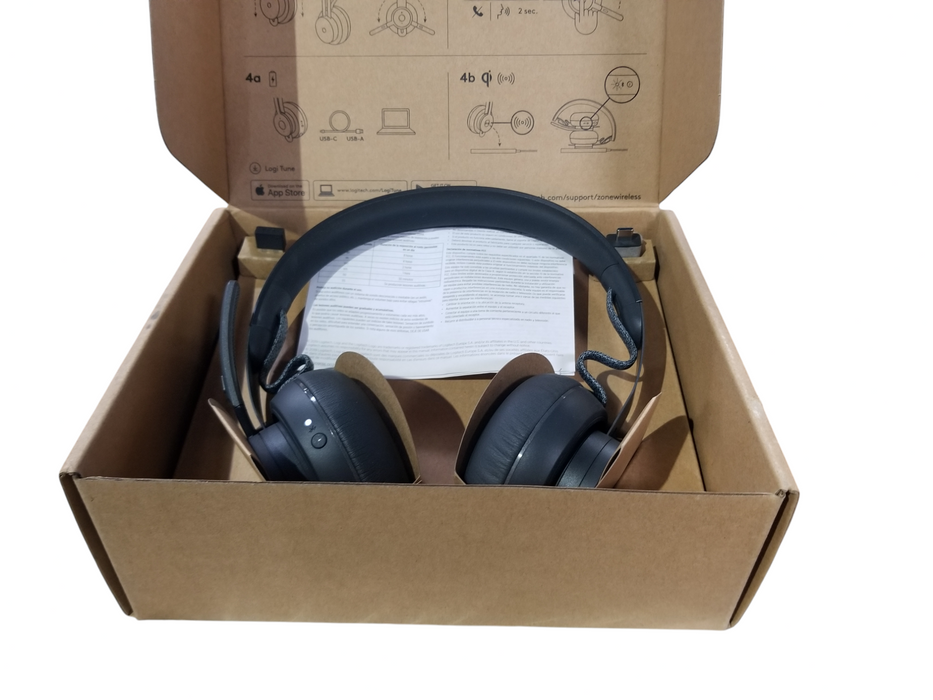 Logitech Zone Wireless Stereo Headset  A00082-83 -New / Open Box