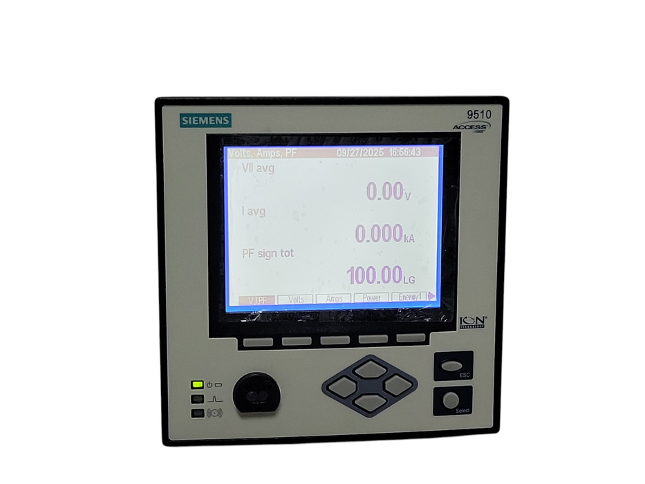 Siemens 9510 DC-1156-AZZA Access Intelligent Power Meter Display Control De _