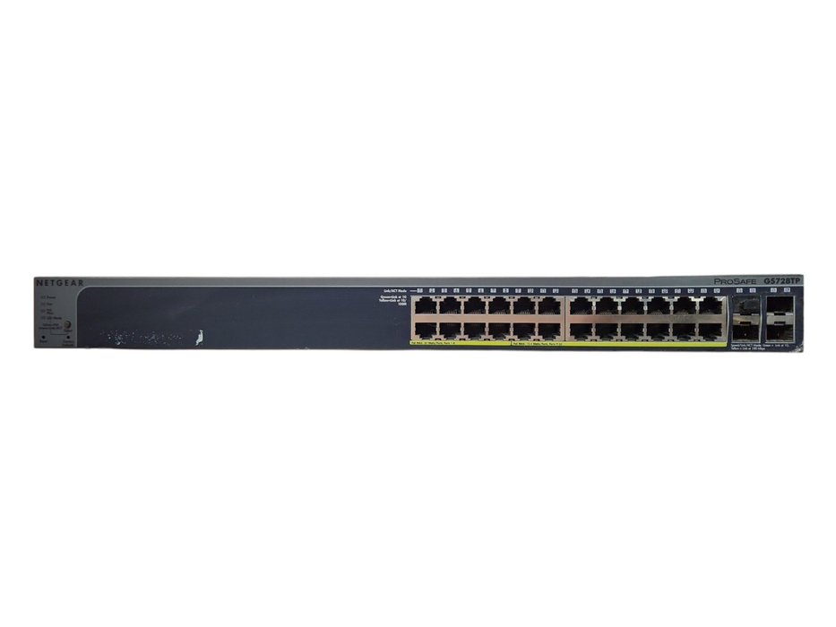 NetGear GS728TP ProSafe 24-Port Gigabit Smart Switch with PoE and 4x SFP Port Q