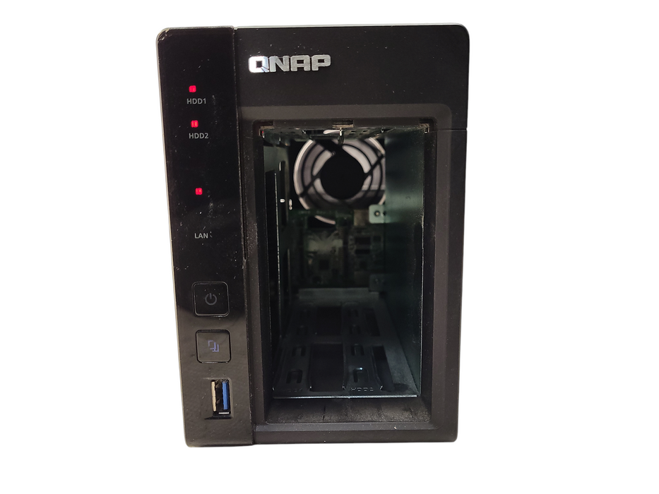 QNAP TS-253 Pro | 2-Bay Network Attached Storage | No HDDs No Caddies READ $
