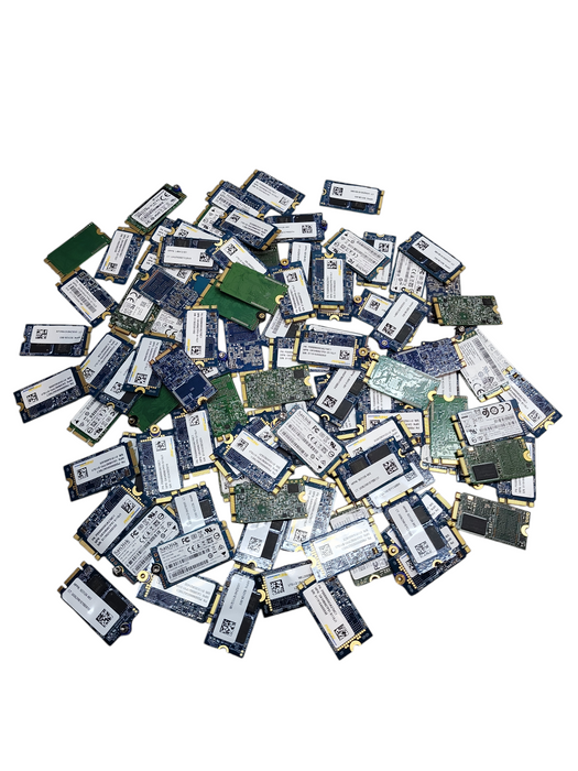 Lot 100x 16GB-64GB m.2 SATA 2242 SSD | Assorted Capacities and Brands Q&