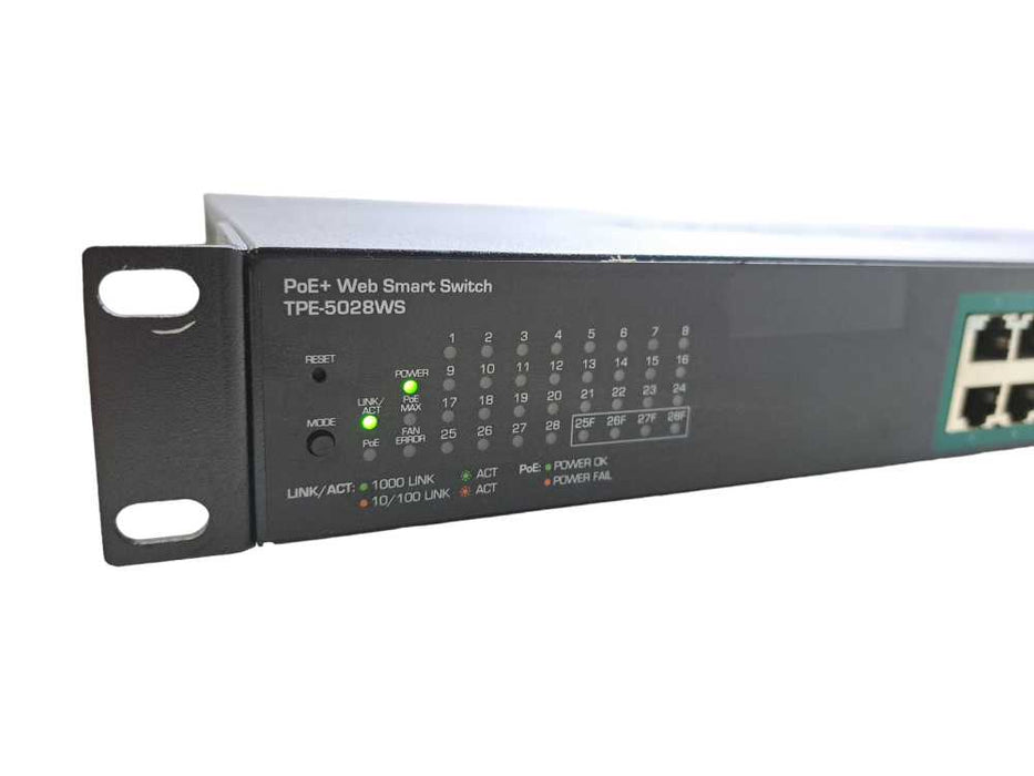Trendnet TPE-5028WS | 24-Port Gigabit PoE+, 4x SFP Network Switch