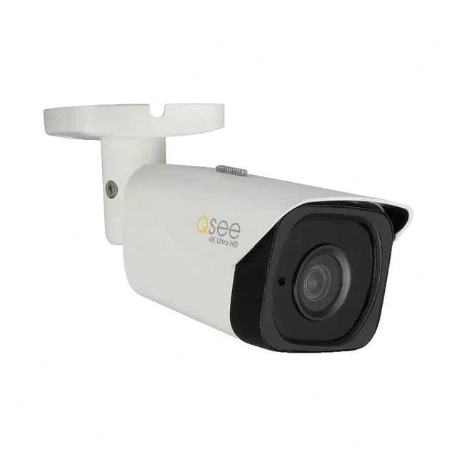 QSee IP 4K Ultra HD Wired POE Security Camera QCN8093B-N (Good Condition) UNTESTED