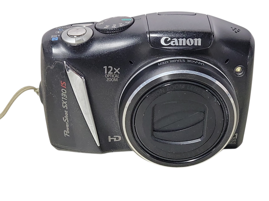 Canon PowerShot SX130 IS 12.1MP Digital Camera PC1562, No SD Card _