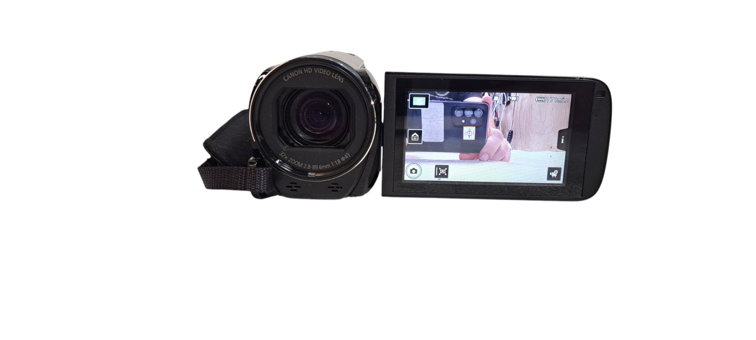 Canon Vixia HF R700 HD 32x Opt Zoom Compact Digital Camcorder W/ Battery