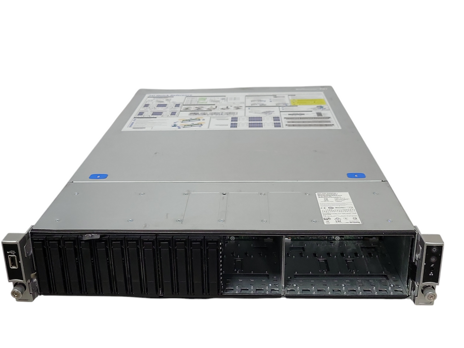 Intel 2U Server, 2x Xeon Silver 4116 2.1GHz, 32GB DDR4, 1x PSU, 24x 2.5" Bays _