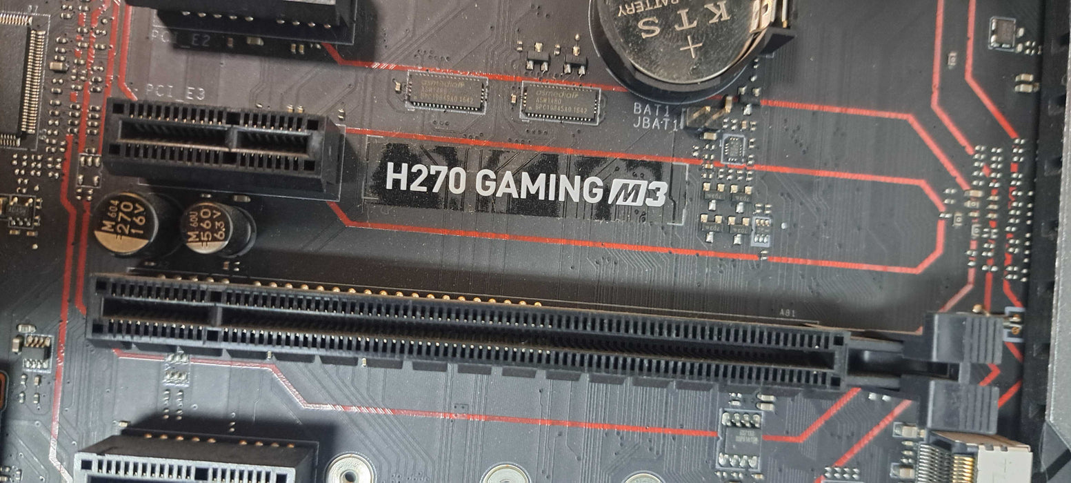 For MSI H270 GAMING M3 Motherboard w/  i7-6700 CPU & 16GB DDR4