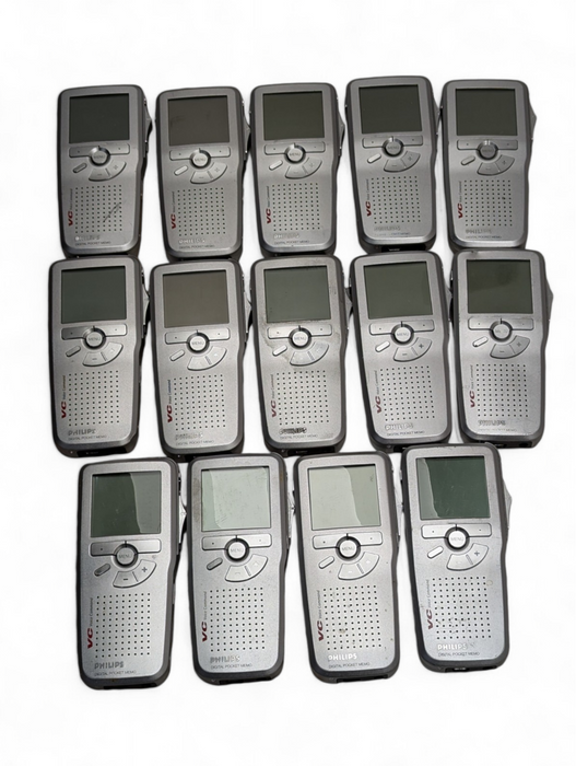 Lot of 14x Philips LFH9600 Digital Speech Standard Voice Recorder  -