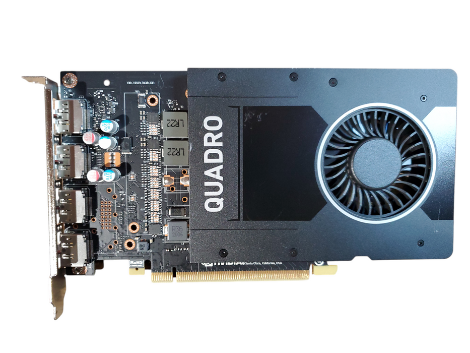 Dell Nvidia Quadro P2200 5GB GDDR5X PCIe 4x Display Port Graphics Card Q