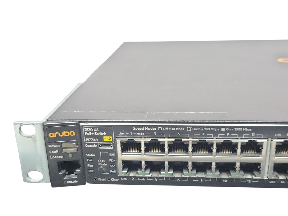 Aruba 2530-48 PoE+ 48-Port Gigabit Ethernet Managed Network Switch J9778A _