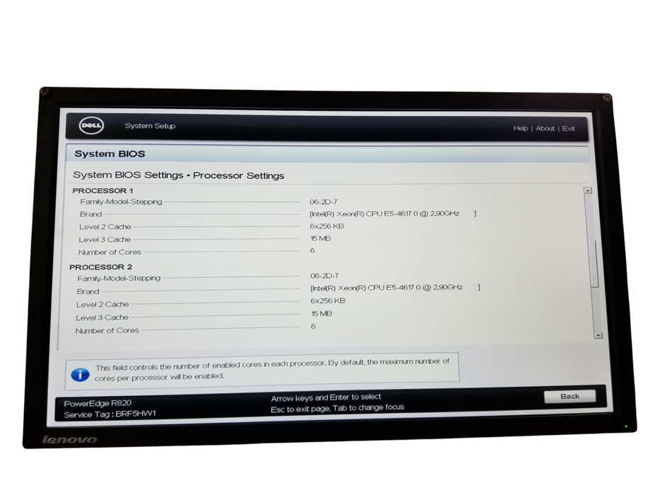 Dell PowerEdge R820 4x Xeon E5-4617 0 - 512GB DDR3 - H710P - 2x 1100W PSU