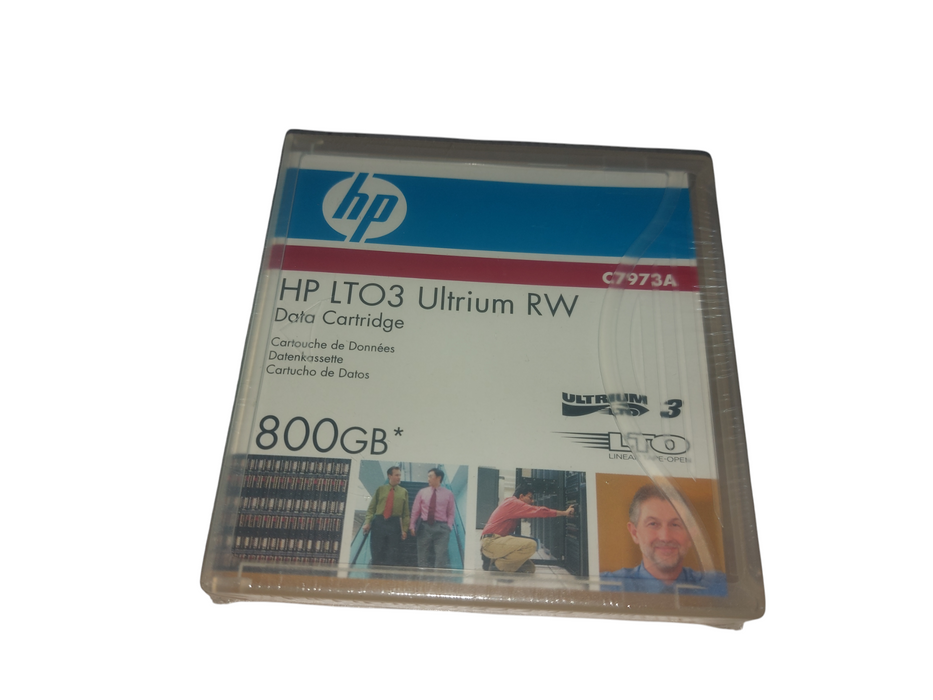 Lot 4x - HP LTO3 Ultrium RW C7973 800GB Data Cartridges Sealed