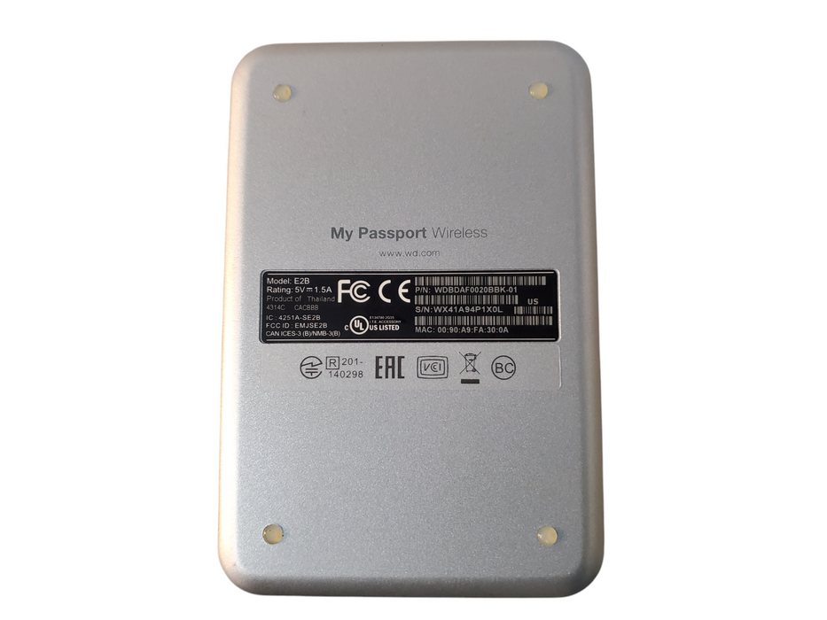WD 2TB My Passport Wireless USB 3.0  E28