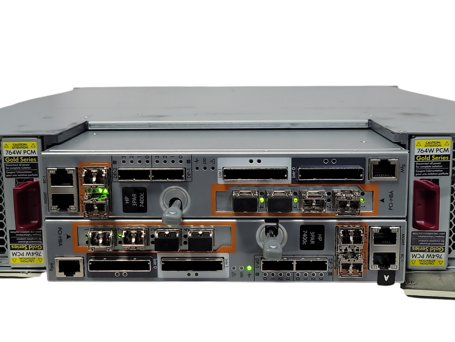 HP 3PARA-SV1009 24-Bay Storage Array w/ x2 3PAR 7400c Controllers _