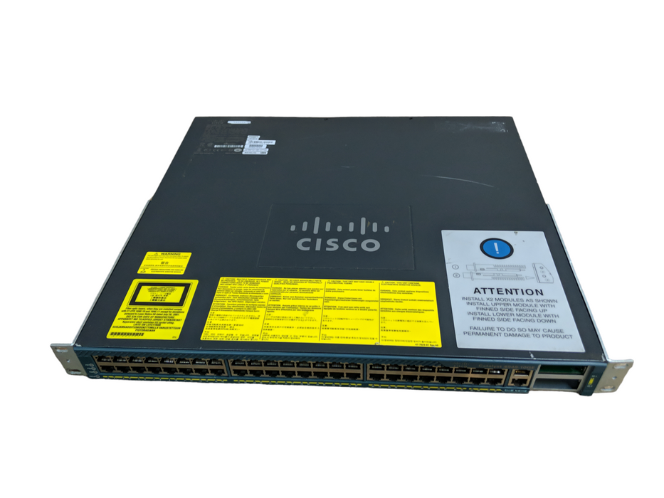 Cisco Catalyst WS-C4948-10GE-S 48 Port Gigabit Network Switch