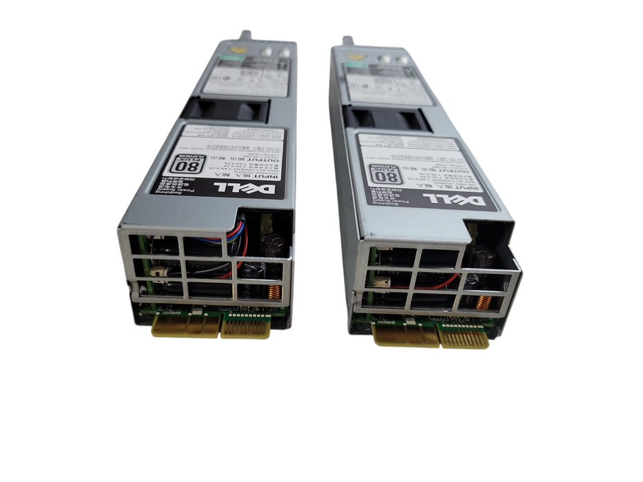 Lot of 2x - Dell PowerEdge D550E-S1 550W 80Plus Platinum Power Supply 6V43G %