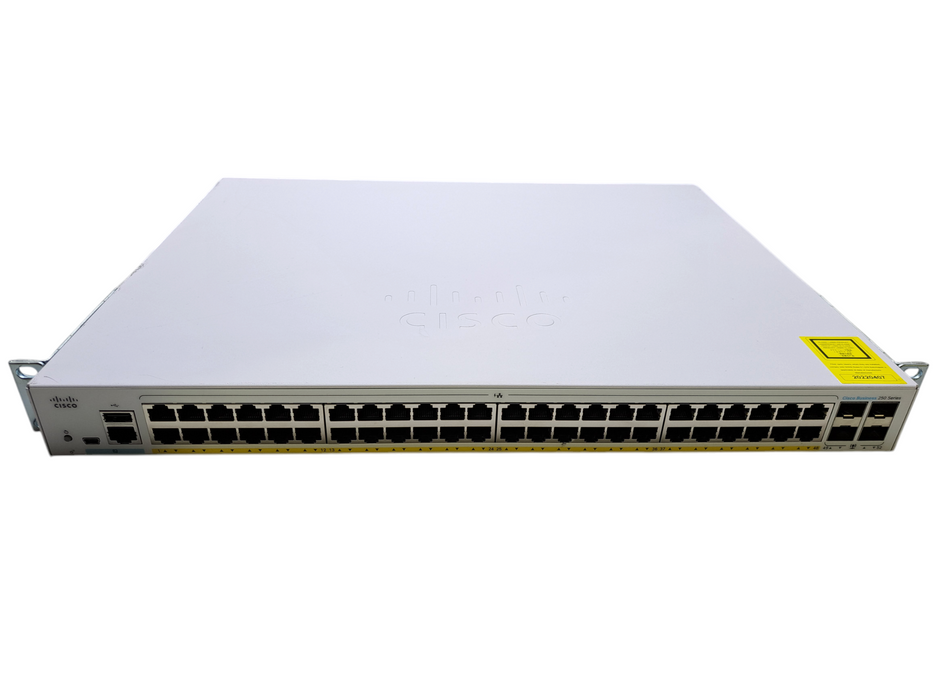 Cisco CBS250-48PP-4G V02 | 48-Port Gigabit PoE+ 195W Smart Switch Q