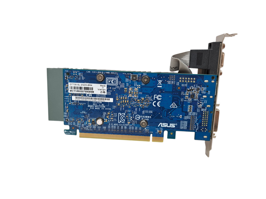 ASUS GeForce GT 730 2GB GDDR5 Silent Graphics Card | GT730-SL-2GD5-BRK )