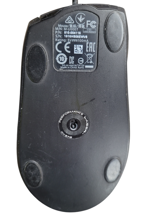 LOT 2x Logitech M500 7-Button USB Laser Scroll Mouse 810-004116 M-U0007