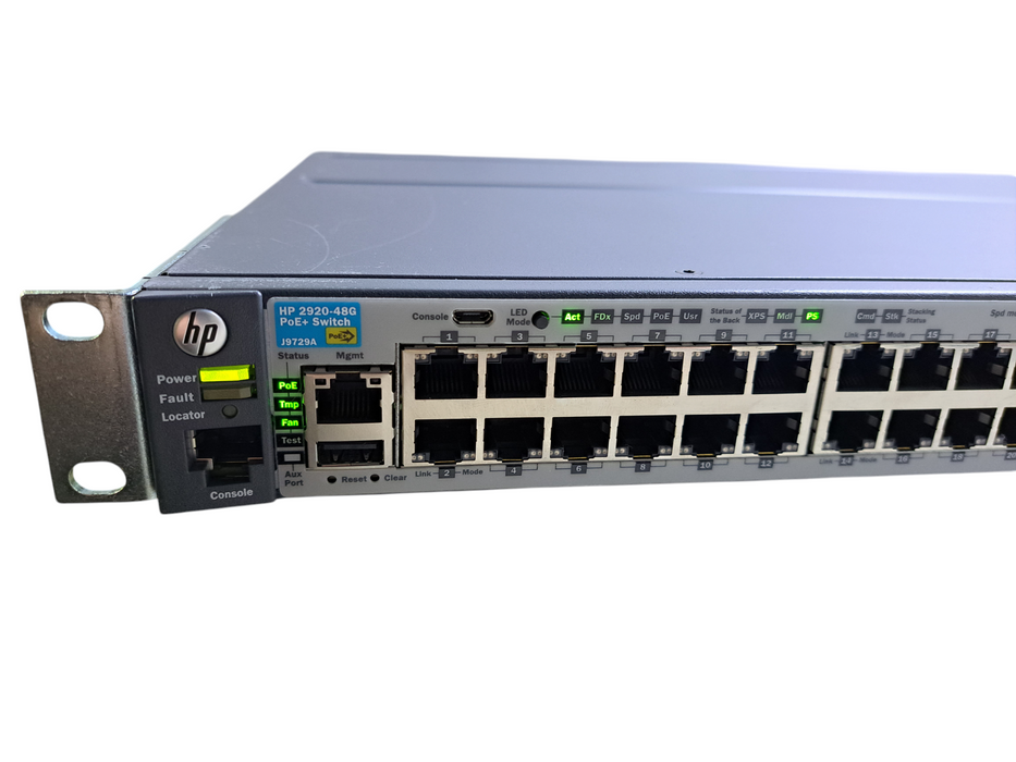 HP 2920-48G PoE+ 48-Port Gigabit PoE+ Network Switch J9729A