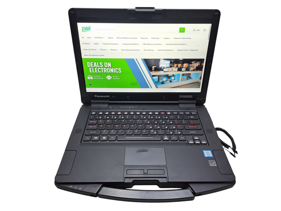 Panasonic Toughbook FZ-55 Touch Intel Core i5-8365U, 16GB, 256GB NVMe, 3490HRs ) Lap200