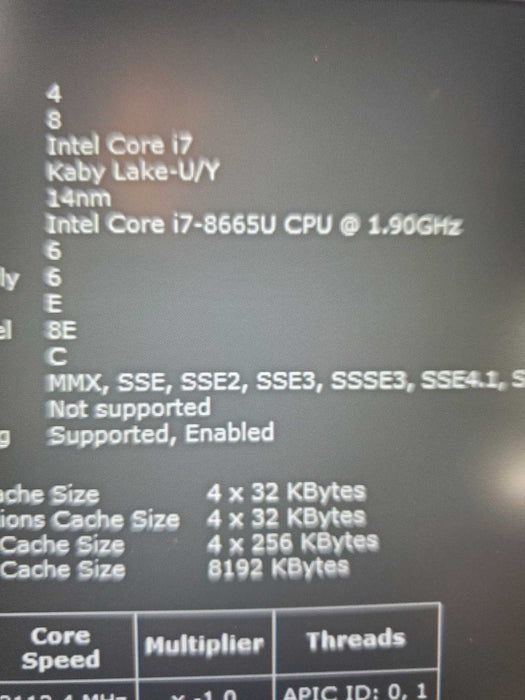 Dell Latitude 5400 14" FHD Touch i7-8665U 16GB RAM 256GB NVME  Lap200