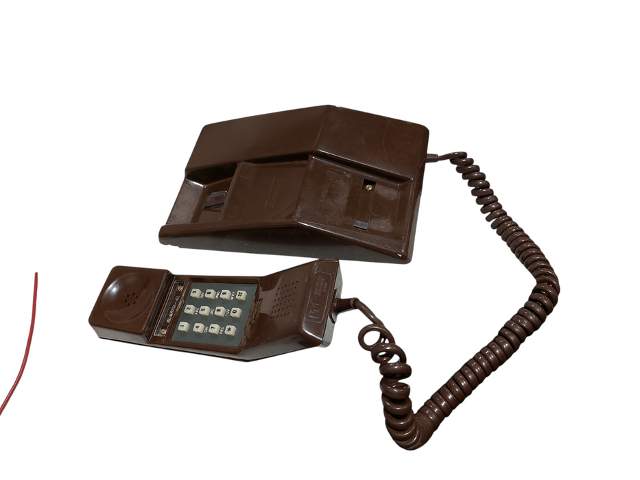 Vintage Northern Telecom Contempra Brown Telephone =
