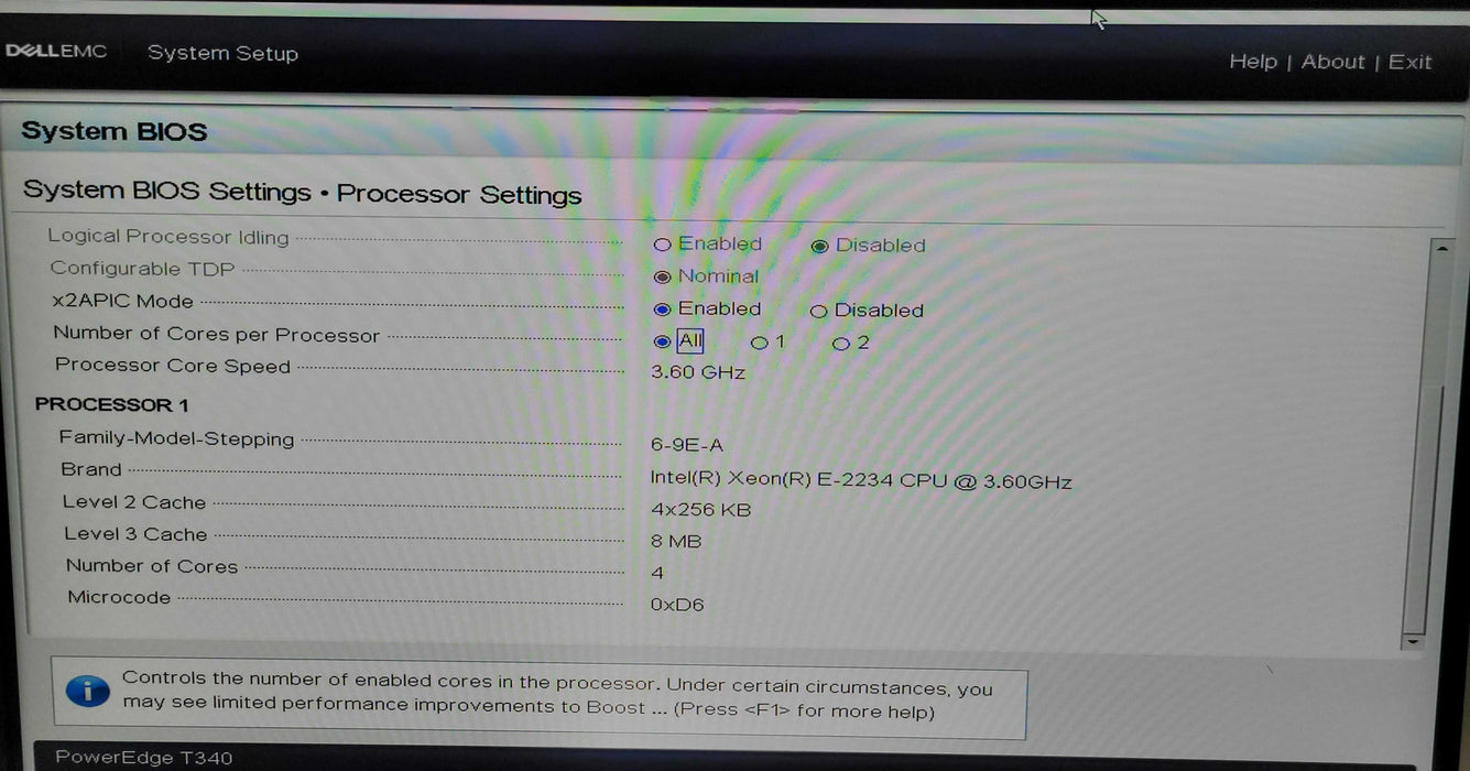 Dell EMC PowerEdge T340 8x 3.5"|  Xeon E-2234 @3.60GHz 16GB DDR4 NO HDD