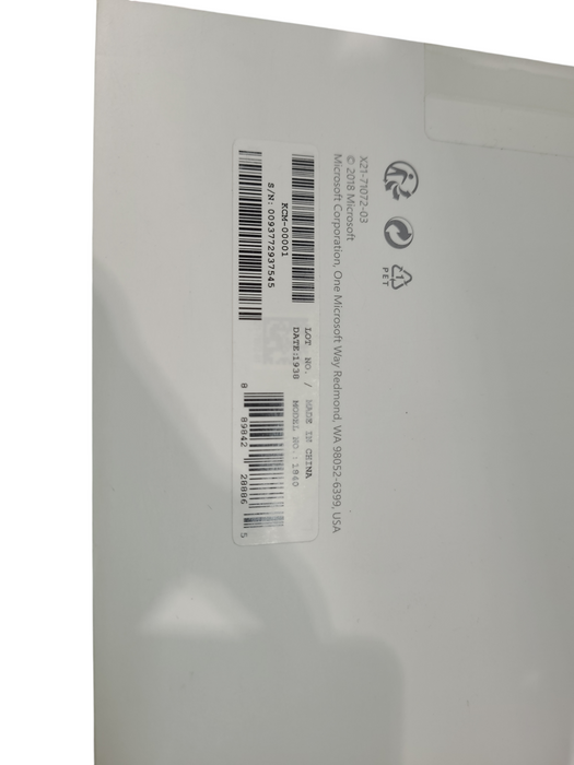 Microsoft Surface Go Signature Type Cover Black (Model 1840)