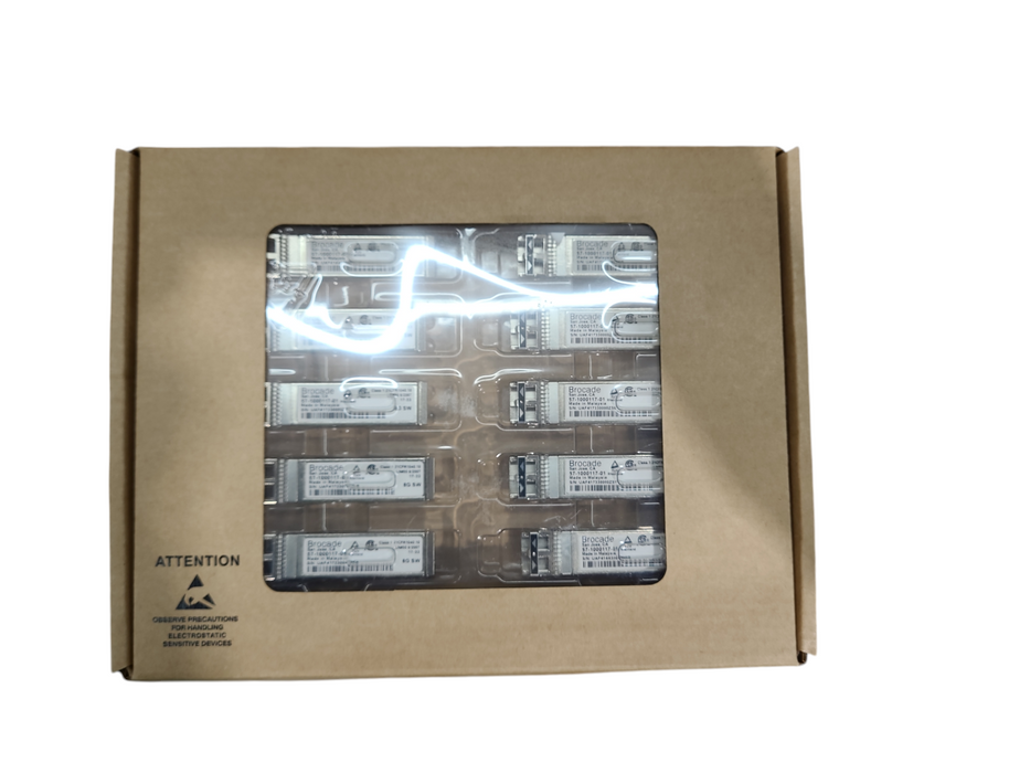 Lot 10x Brocade 57-1000332-01 32G LWL SFP28 10km1310nm Duplex Transceiver