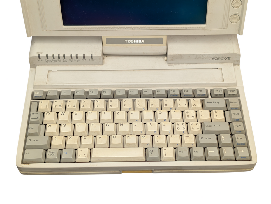 Toshiba T1200XE Vintage Laptop Please READ  Q-