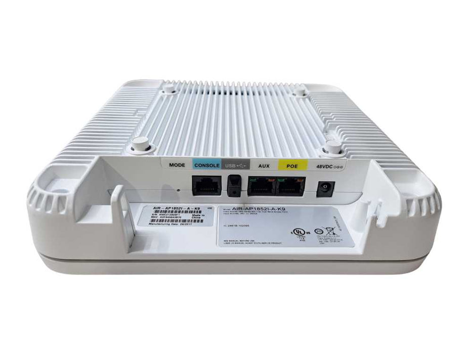 Cisco AIR-AP1852I-A-K9 | Dual Band AC Wireless Access Point | Factory Reset Q