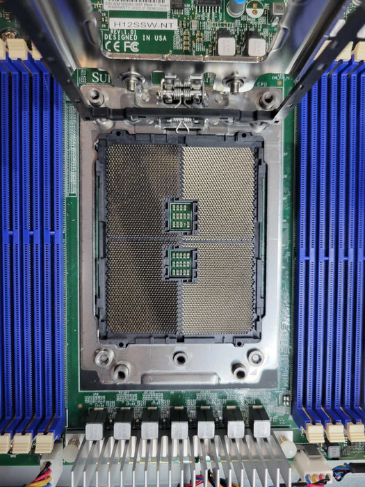 Supermicro H12SSW-NT REV1.01 for AMD EPYC 7002/7003 + Heatsink & Riser $