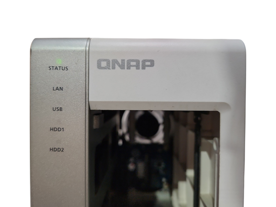 QNAP TS-220 2-Bay Network Attached Storage NAS Enclosure, No Caddies, READ