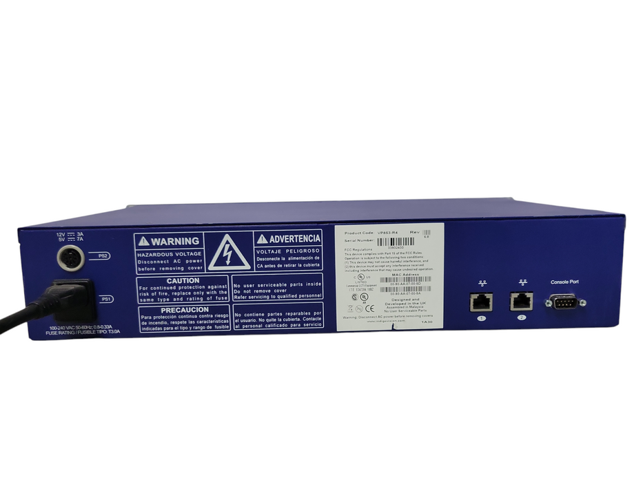 IndigoVision NVR-AS 3000 NO HDD, with 4x 3.5" HDD Trays, READ _