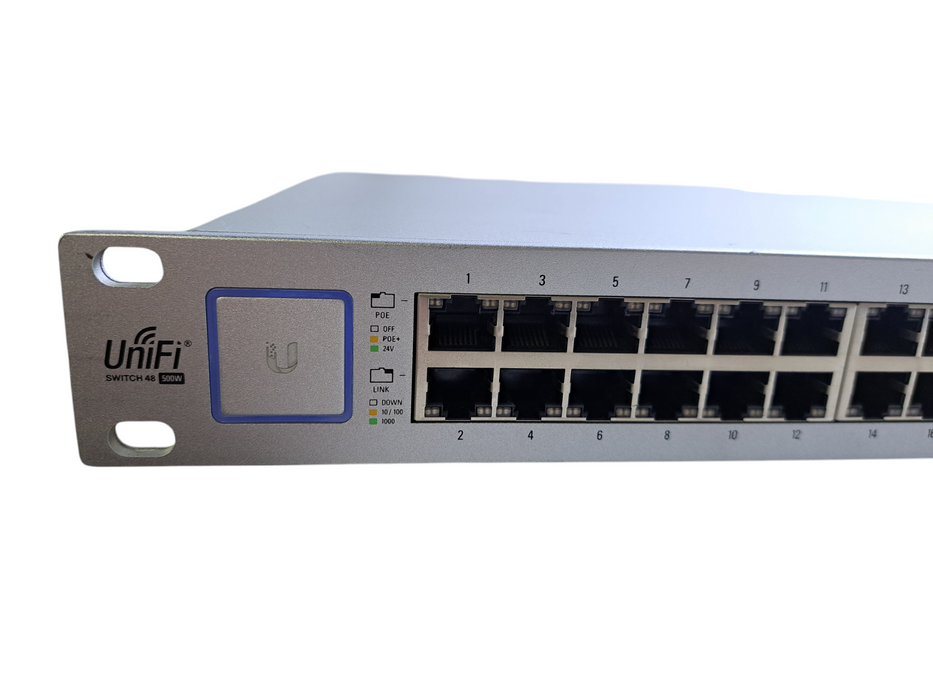 Ubiquiti UniFi US-48-500W | 48-Port Gigabit PoE+ Switch w/ 2x 10G SFP+ )