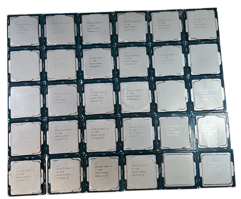Lot of 104x, 6th to 9th Gen i-series Desktop CPUs (CPU69-40)