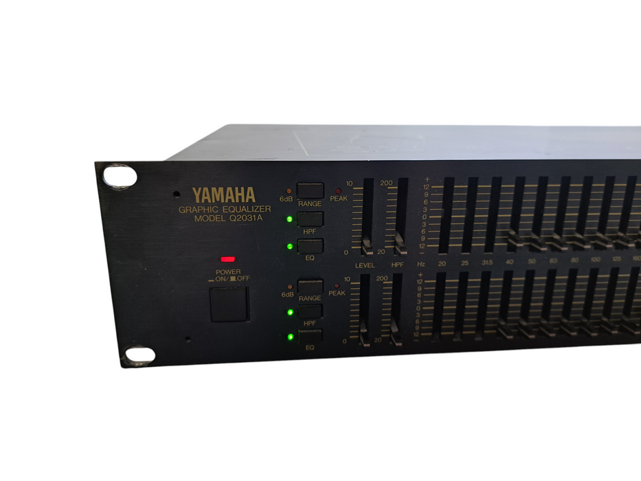 Yamaha Q2031A Dual Channel 31 Band Graphic Rack Equalizer *READ* )