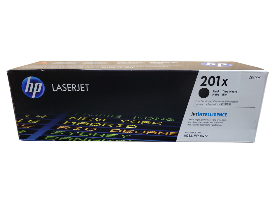 HP Genuine 201X LaserJet Black Toner Cartridge CF400X !