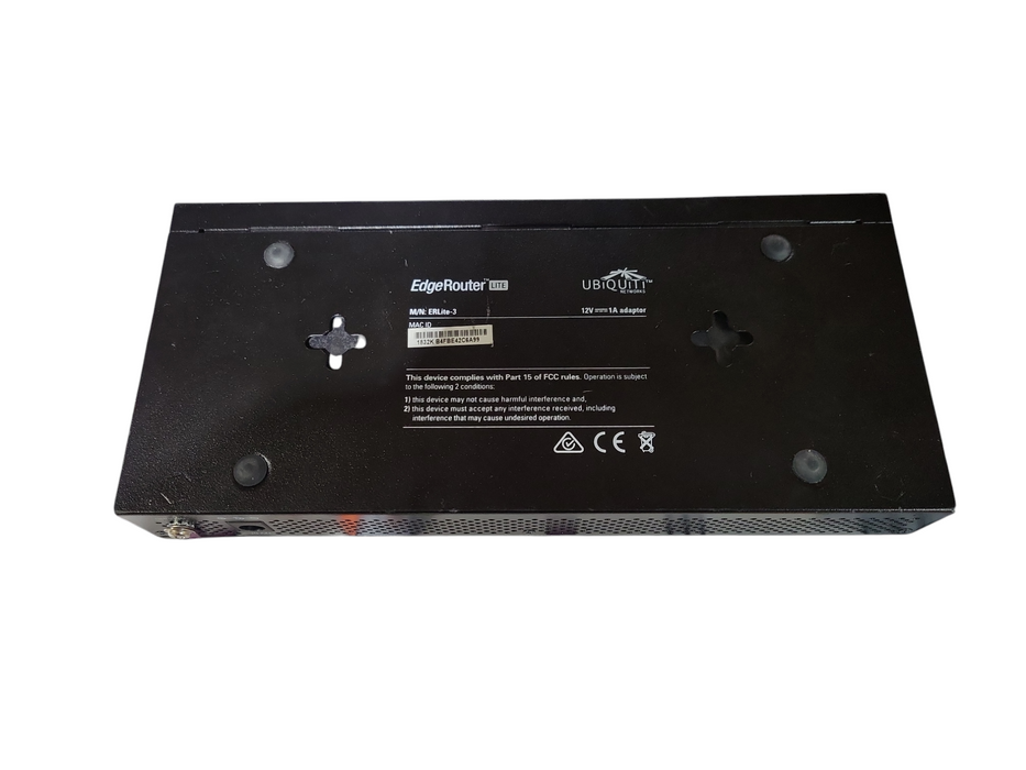 Ubiquiti ERLite-3 EdgeRouter Lite3-Port Gigabit Fanless Router !