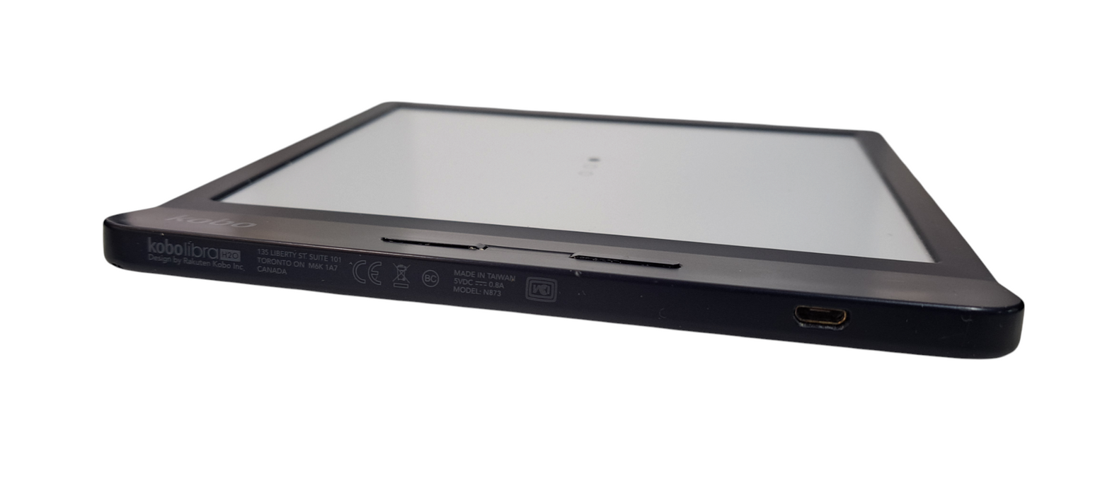 Kobo Libra H20 N873 eBook Reader - 6 in Display 8 GB Storage