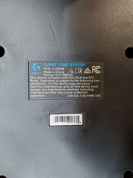 Logitech J-U0004 Flight Yoke System - Yoke Only *READ*