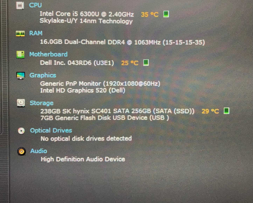 Dell Latitude 14 Rugged 5414 TOUCH Core i5-6300U@2.4GHz 16GB RAM 256GB SSD  Lap200