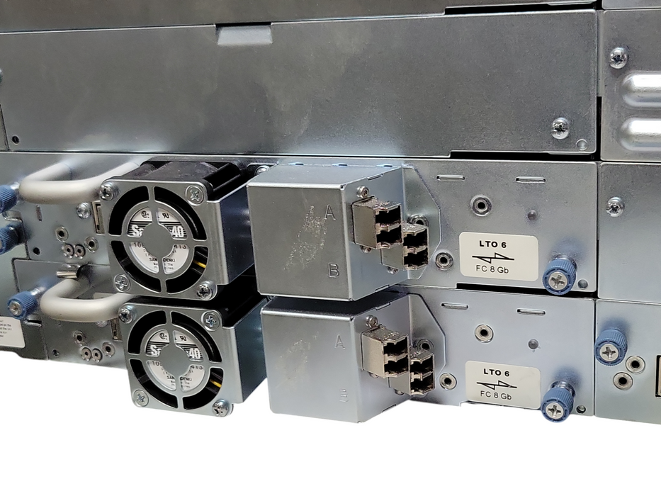 HP StorageWorks MSL4048 Tape Library w/ 2x LTO6 FC 8GB Drives, READ _