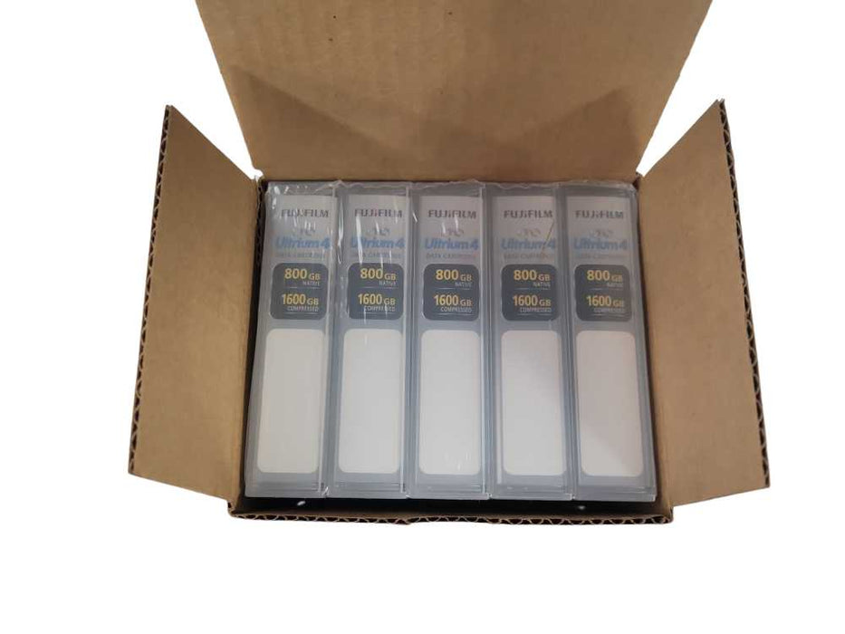 LOT 5x Fujifilm LTO Ultrium 4 800GB 1600GB Data Cartridge Sequential Barcod !