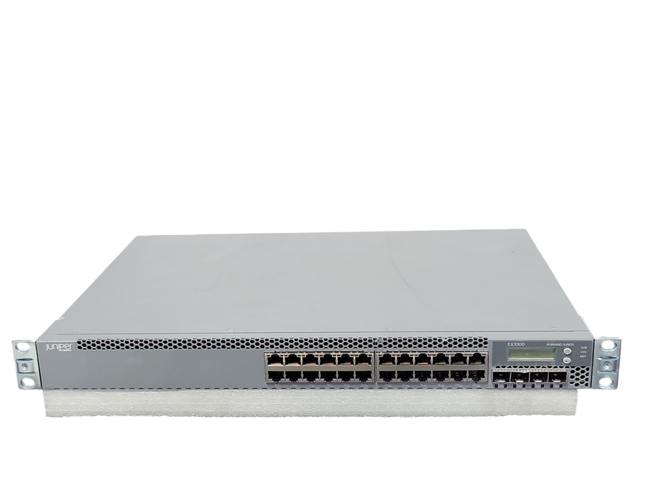 Juniper EX3300-24T 24-Port 4-Port SFP Ethernet Switch, READ _