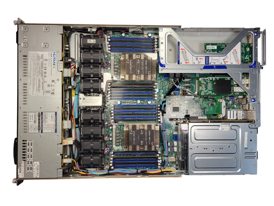Nutanix/supermicro X11DPU-G6, 2x Xeon Gold 5120 2.20GHz, 32GB DDR4, 2x PSU $